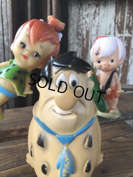 画像10: 70s Vintage SANITOY The Flintstones Pebbles Vinyl Figure (A021)  (10)