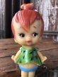 画像8: 70s Vintage SANITOY The Flintstones Pebbles Vinyl Figure (A021)  (8)