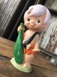 画像8: 70s Vintage SANITOY The Flintstones Bamm-Bamm Vinyl Figure (A022)  (8)
