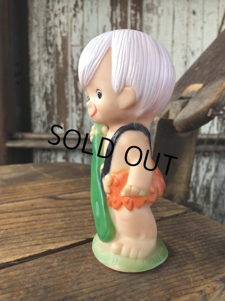 画像2: 70s Vintage SANITOY The Flintstones Bamm-Bamm Vinyl Figure (A022)  (2)