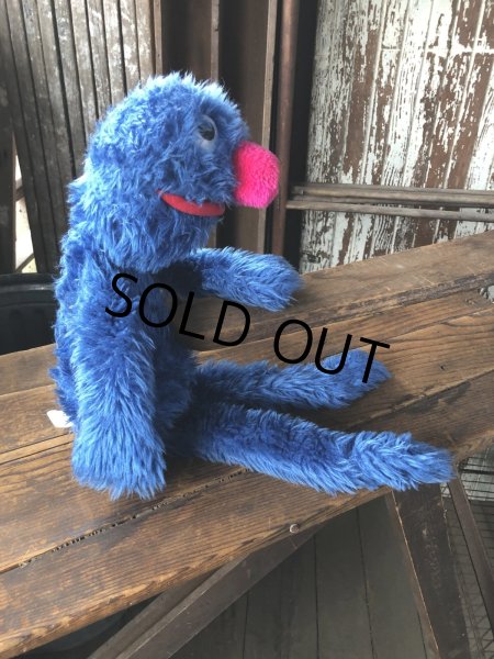 画像5: 70s Vintage Knickerbocker Sesame Street Grover Plush Doll 57cm (A024) (5)
