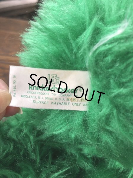 画像4: 70s Vintage Knickerbocker Sesame Street Oscar Plush Doll 43cm (A023) (4)