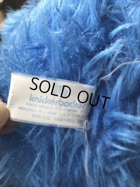 画像4: 70s Vintage Knickerbocker Sesame Street Cookie Monster Plush Doll 57cm (A025) (4)