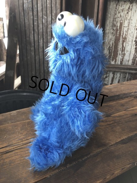 画像2: 70s Vintage Knickerbocker Sesame Street Cookie Monster Plush Doll 57cm (A025) (2)