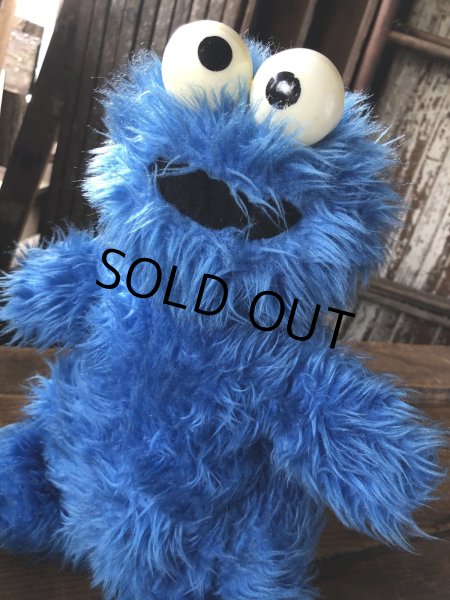 画像8: 70s Vintage Knickerbocker Sesame Street Cookie Monster Plush Doll 57cm (A025) (8)