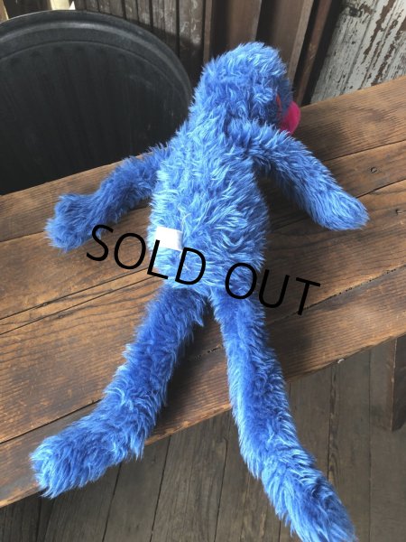 画像3: 70s Vintage Knickerbocker Sesame Street Grover Plush Doll 57cm (A024) (3)