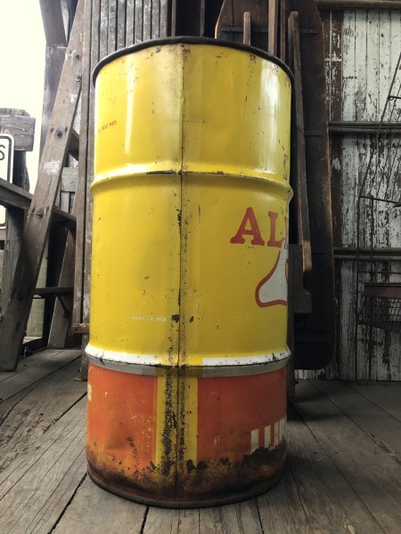 画像5: Vintage ALEMITE Motor Oil Lubricant 120 Poinds Drum Can (A027) (5)