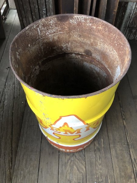 画像14: Vintage ALEMITE Motor Oil Lubricant 120 Poinds Drum Can (A027) (14)