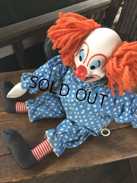 画像11: 60s Vintage Mattel Bozo the Clown Pullstring Talking Doll (A029) (11)