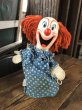画像1: 60s Vintage Mattel Bozo the Clown Pullstring Talking Puppet Doll (A028) (1)