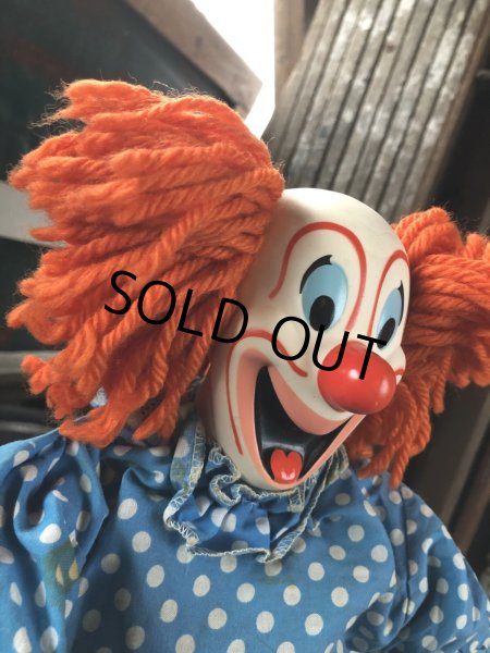 画像8: 60s Vintage Mattel Bozo the Clown Pullstring Talking Doll (A029) (8)