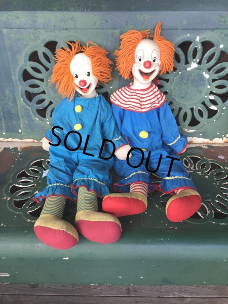 画像13: Vintage Knickerbocker Bozo the Clown Doll 75cm (A031) (13)