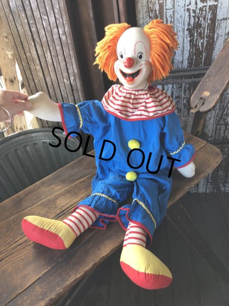 画像12: Vintage Bozo the Clown Doll 75cm (A030) (12)