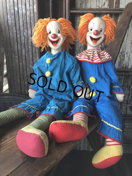 画像16: Vintage Bozo the Clown Doll 75cm (A030) (16)
