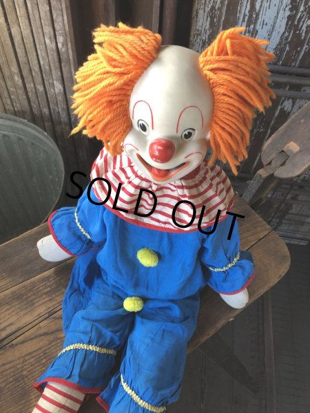 画像8: Vintage Bozo the Clown Doll 75cm (A030) (8)
