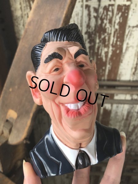 画像10: 80s Linden Group Ronald Reagan Spitting Image Squeaky Toy (A033)  (10)