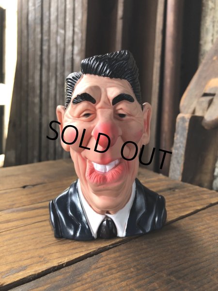 画像1: 80s Linden Group Ronald Reagan Spitting Image Squeaky Toy (A033)  (1)