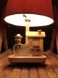 画像25: 70s Vintage Nursery Originals Wooden Nursery Childrens Lamp (A034) (25)