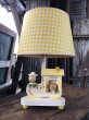 画像1: 70s Vintage Nursery Originals Wooden Nursery Childrens Lamp (A034) (1)