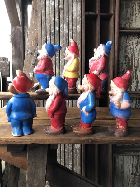 画像6: 50s Vintage Deluxe reading Corp Disney SNOW WHITE Seven Dwarfs Vinyl Dolls (A035) (6)