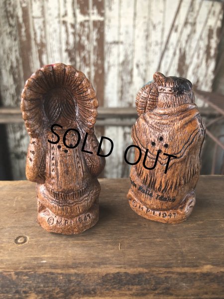 画像3: 40s Vintage Native American Indian S/P Shakers (A037) (3)