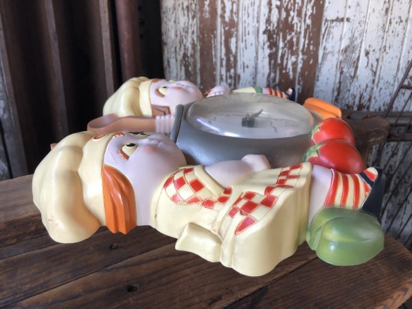 画像16: 90s CAMPBELL'S SOUP KIDS Kitchen Wall Clock Works (A037) (16)