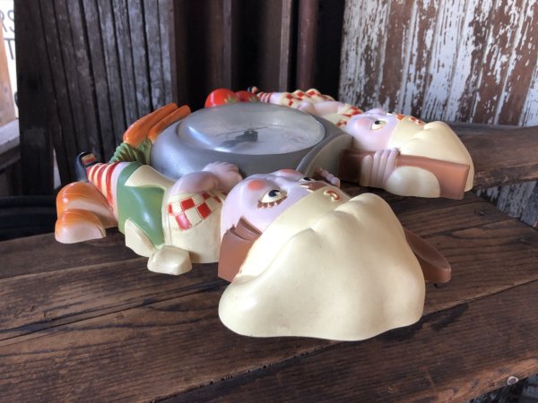 画像18: 90s CAMPBELL'S SOUP KIDS Kitchen Wall Clock Works (A037) (18)