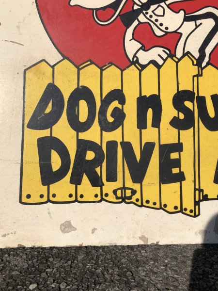 画像7: Vintage Advertising Dog n Suds Hot Dog and Root Beer Drive-in Store Display Sign RARE! HTF!! (A038) (7)
