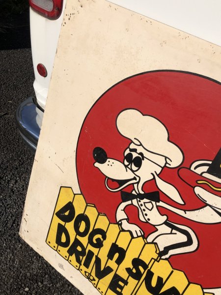 画像2: Vintage Advertising Dog n Suds Hot Dog and Root Beer Drive-in Store Display Sign RARE! HTF!! (A038) (2)