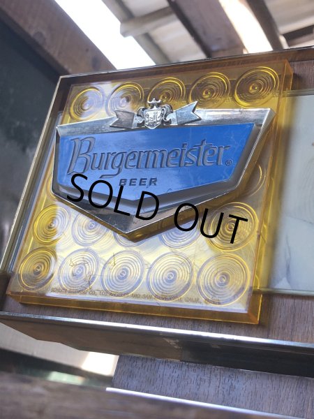 画像6: 60s Vintage Burgermeister Beer Advertising Lighted Store Display Sign (A039) (6)