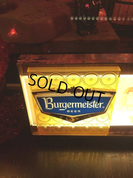 画像22: 60s Vintage Burgermeister Beer Advertising Lighted Store Display Sign (A039) (22)