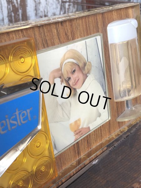 画像10: 60s Vintage Burgermeister Beer Advertising Lighted Store Display Sign (A039) (10)