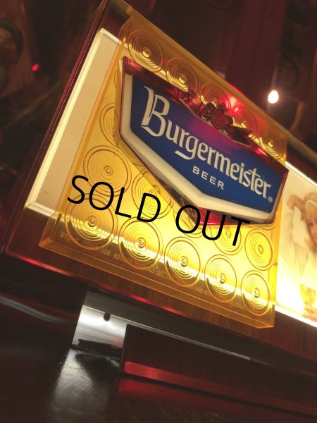 画像20: 60s Vintage Burgermeister Beer Advertising Lighted Store Display Sign (A039) (20)