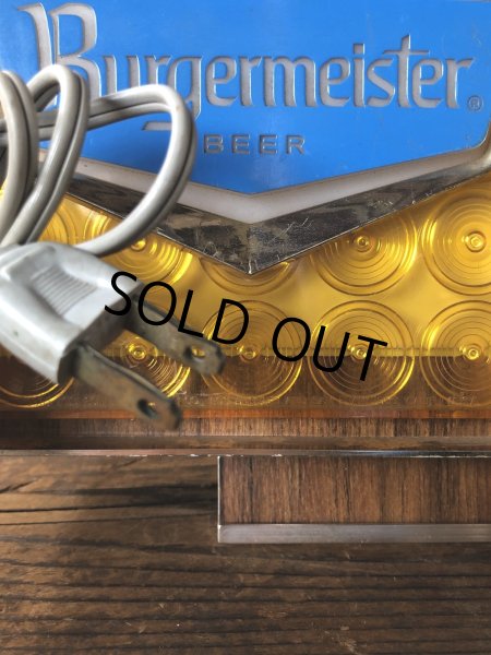 画像2: 60s Vintage Burgermeister Beer Advertising Lighted Store Display Sign (A039) (2)