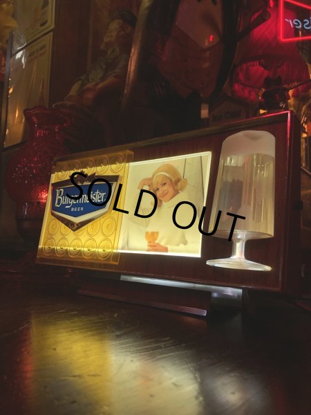 画像26: 60s Vintage Burgermeister Beer Advertising Lighted Store Display Sign (A039) (26)