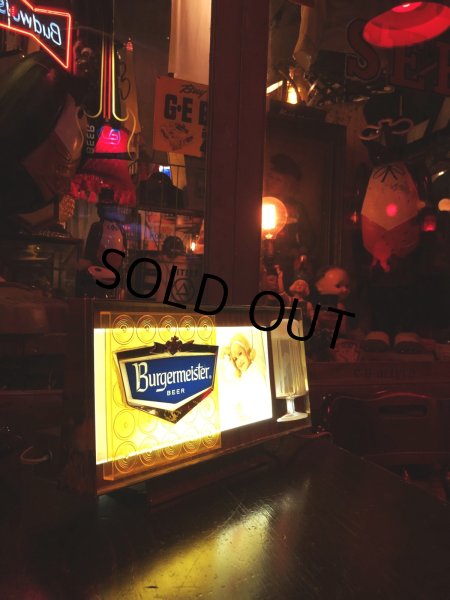 画像27: 60s Vintage Burgermeister Beer Advertising Lighted Store Display Sign (A039) (27)