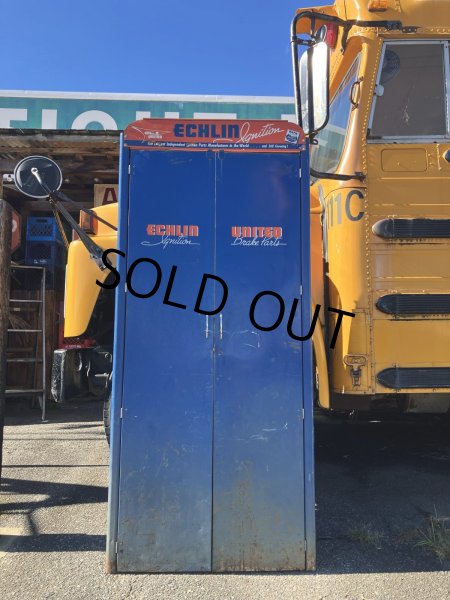 画像1: 【店舗引き取り限定】 Vintage Napa ECHLIN Automotive Mechanic's Parts Freestanding Metal Cabinet (A049) (1)