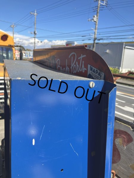 画像7: 【店舗引き取り限定】 Vintage Napa ECHLIN Automotive Mechanic's Parts Freestanding Metal Cabinet (A049) (7)