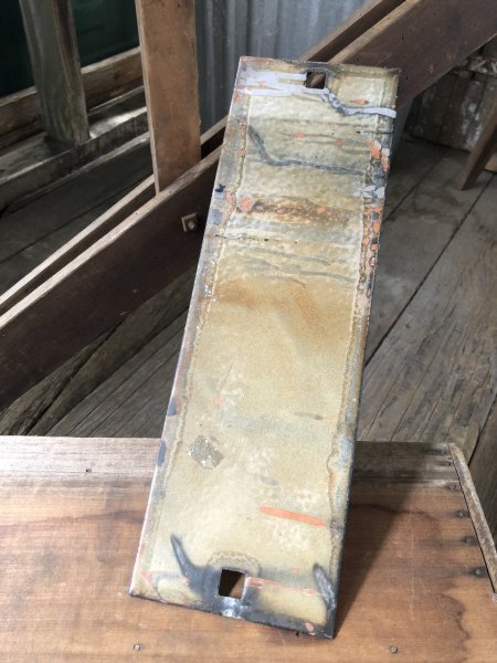 画像6: 50s Vintage USS Cyclone Fence Porcelain Sign (A058) (6)