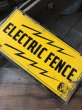 画像3: Vintage Electric Fence Farm Warning Sign (A053) (3)