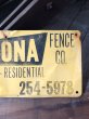 画像5: Vintage Arizona Fence Co Sign (A057) (5)