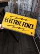 画像6: Vintage Electric Fence Farm Warning Sign (A052) (6)