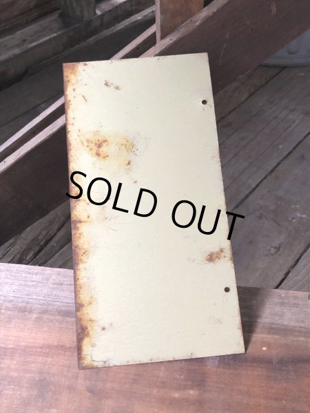 画像5: Vintage Electric Fence Farm Warning Sign (A052) (5)