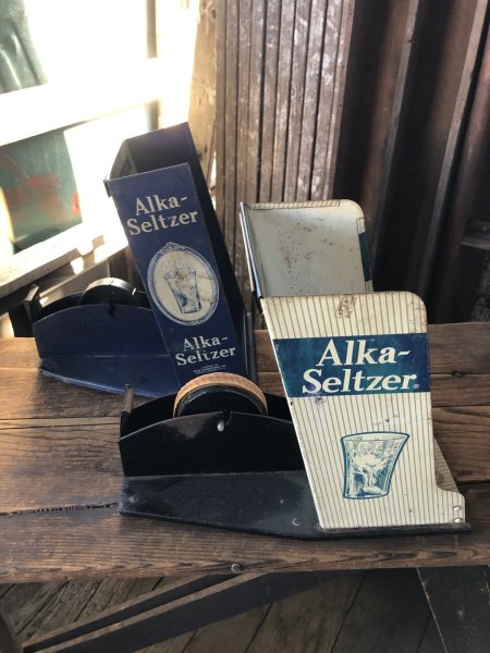 画像16: 70s Vintage Alka Seltzer Counter Display W/Tape Dispenser (A059) (16)