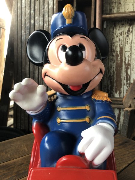 画像6: 70s Vintage Disney Mickey Mouse Parade Coin Bank (A061) (6)