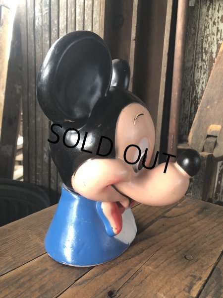 画像4: 70s Vintage Disney Mickey Mouse Face Coin Bank (A063) (4)