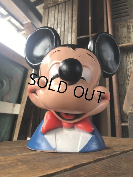 画像10: 70s Vintage Disney Mickey Mouse Face Coin Bank (A063) (10)