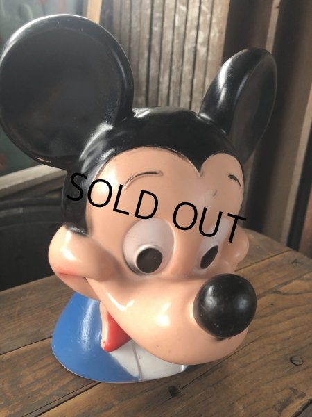 画像7: 70s Vintage Disney Mickey Mouse Face Coin Bank (A063) (7)