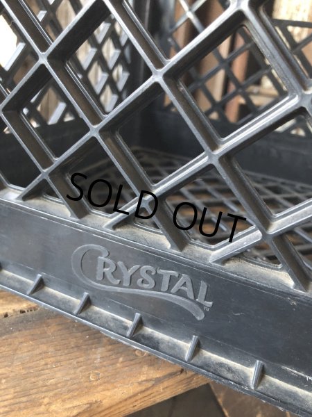 画像5: Vintage USA  DAIRY FOODS Heavy Duty Plastic Milk Crate CRYSTAL (K)  (5)