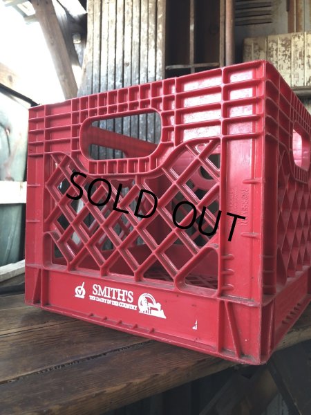 画像3: Vintage USA  DAIRY FOODS Heavy Duty Plastic Milk Crate SMITH'S (D)  (3)